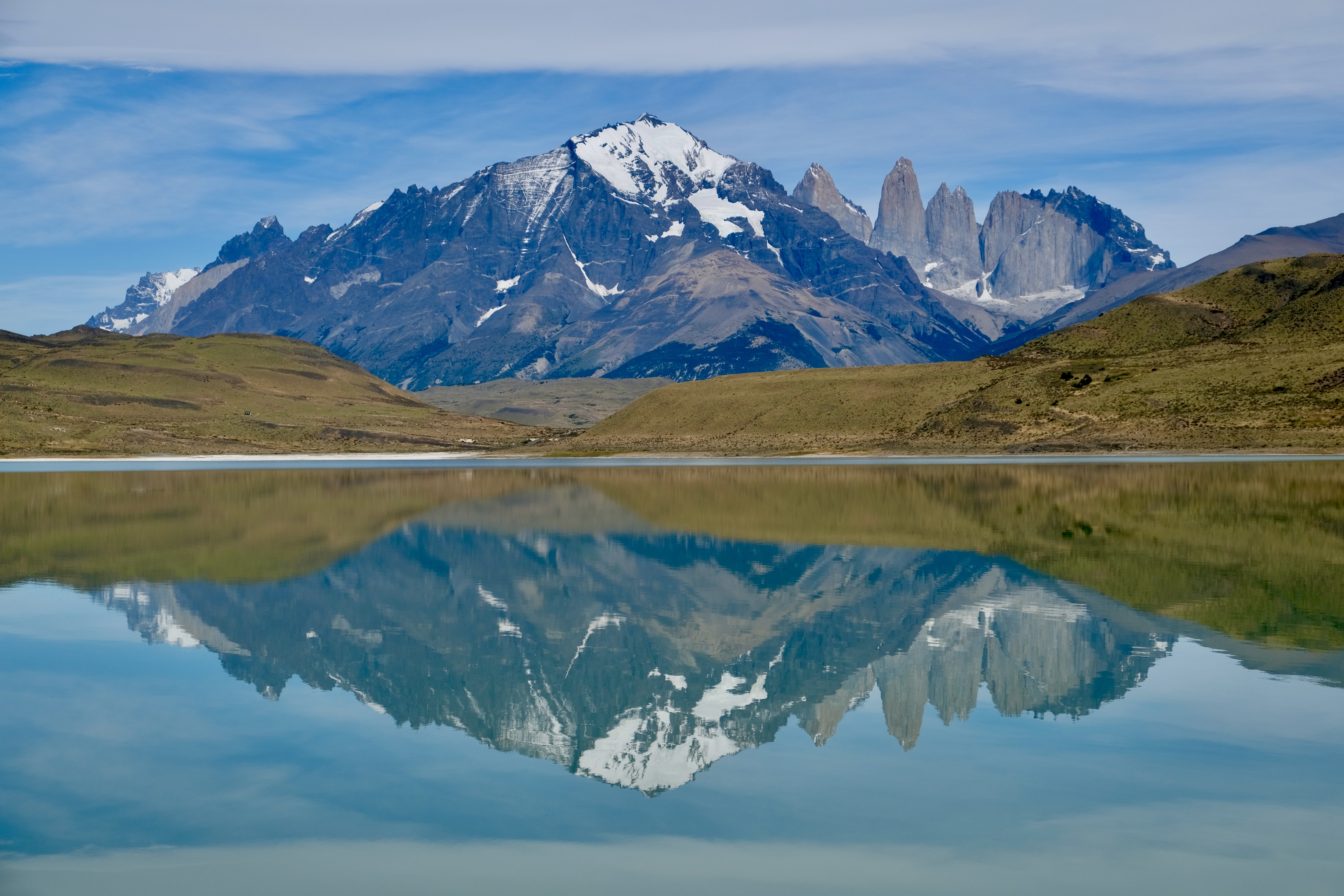 Torres del Paine reflectie